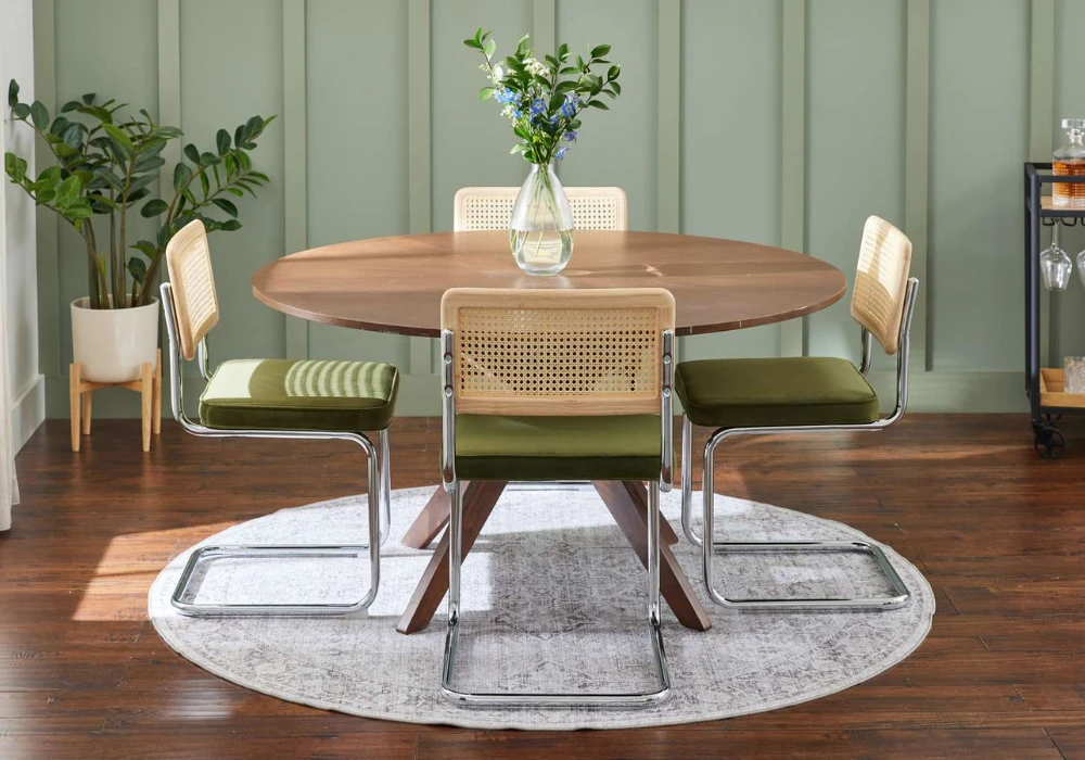 Round Small Dining Table for Better Flow