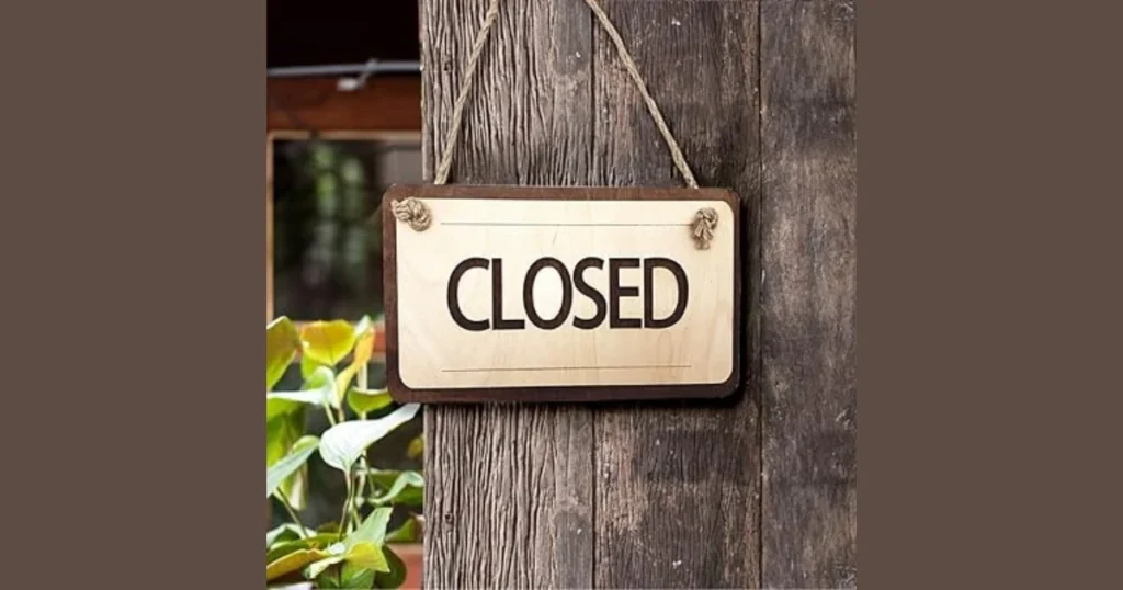 Rustic Wooden Door Sign