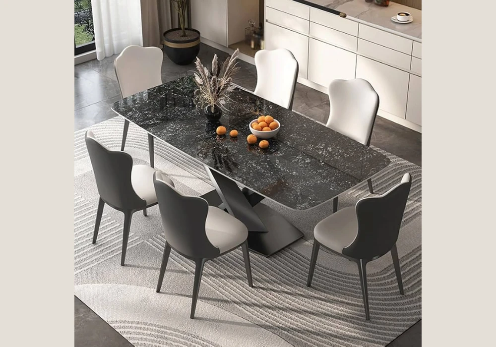 Scandinavian 55 Inch Dining Table Idea