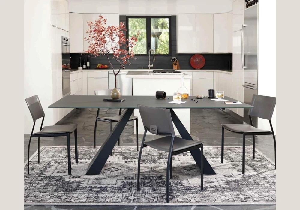 Scandinavian 78 Inch Dining Table Idea