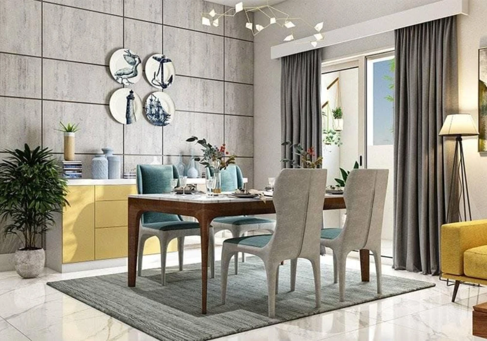 Scandinavian Dining Table for 4 for a Clean Modern Space