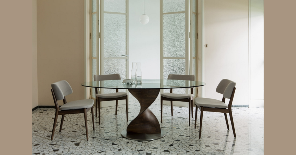 Sculptural Dining Table Base Idea