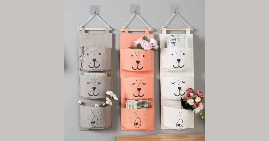 Seasonal Fabric Pocket Organizer Decor