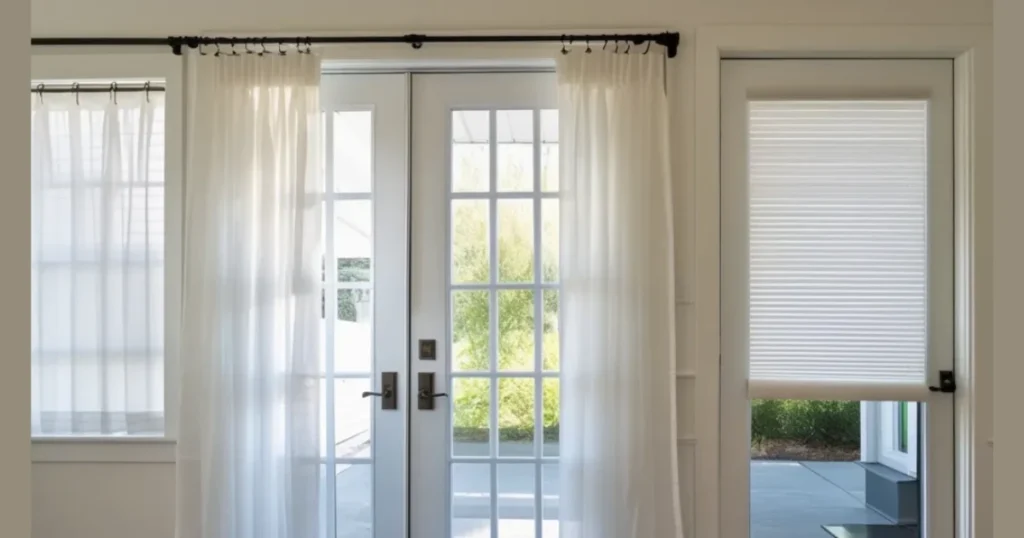 Sheer Curtain Door Window Treatment
