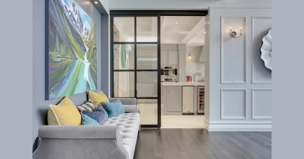 Sliding Interior Door for Space Saving