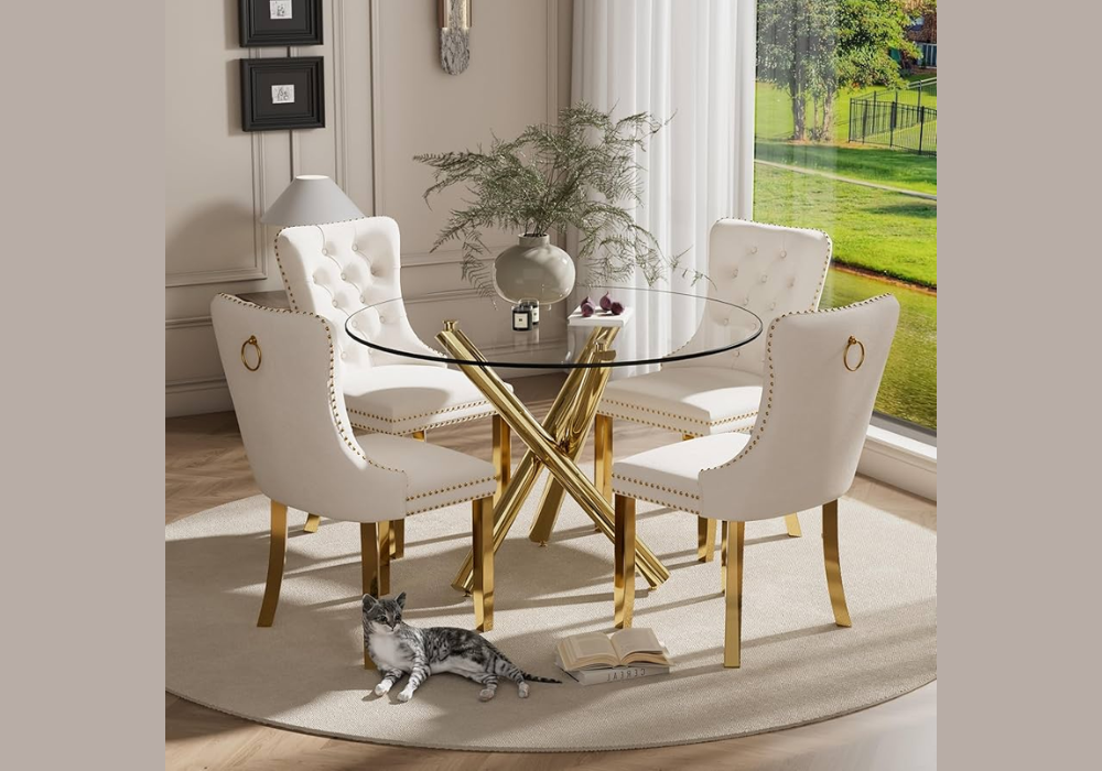 Small Glass Dining Table for Apartments