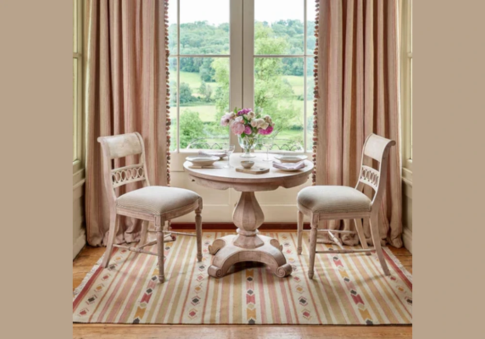 Small Round Table Near Window