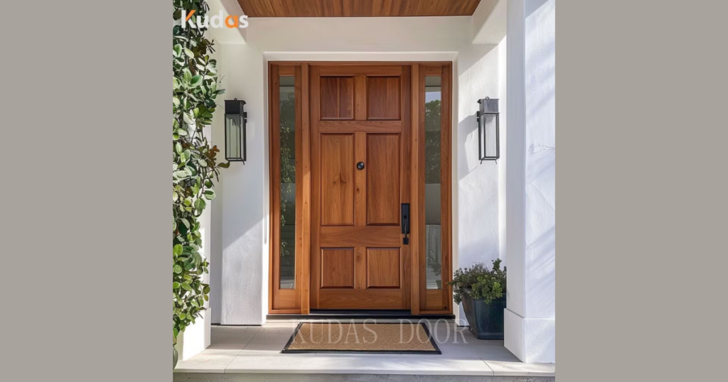 Solid Wooden Main Door Design