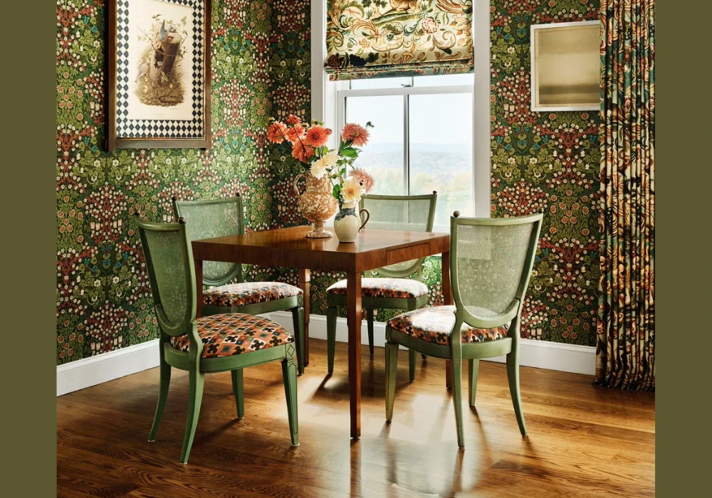 Square Dining Table for Corner Placement