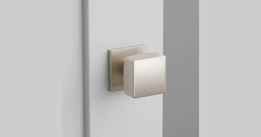 Square Modern Door Knob
