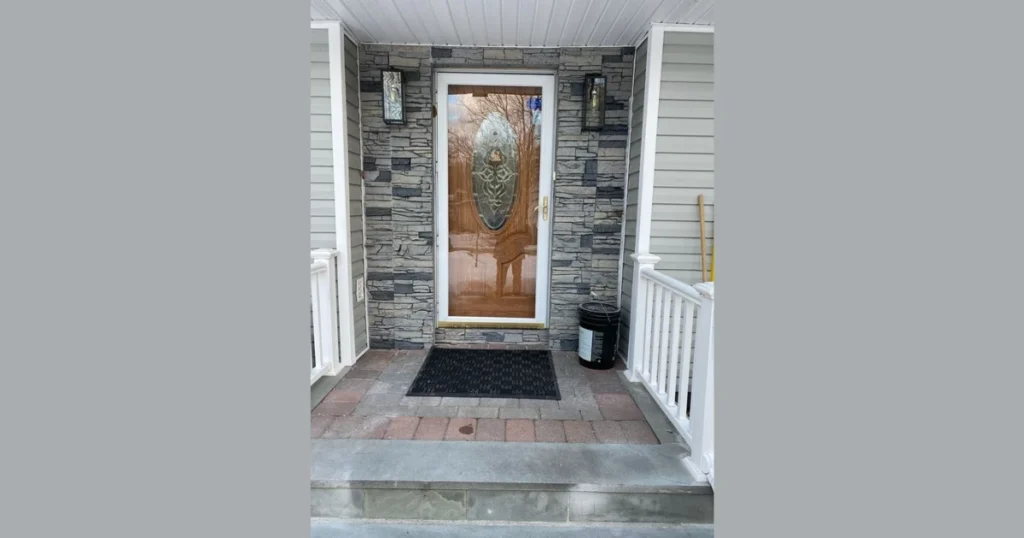 Stone Accent Door Frame