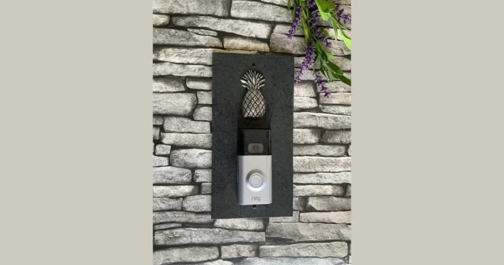Stone Plate Door Bell