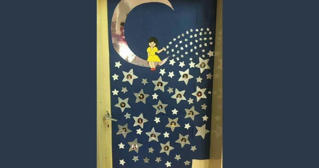 Student Name Star Door Decoration