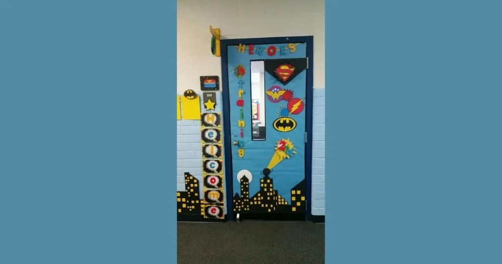Superhero Classroom Door Theme