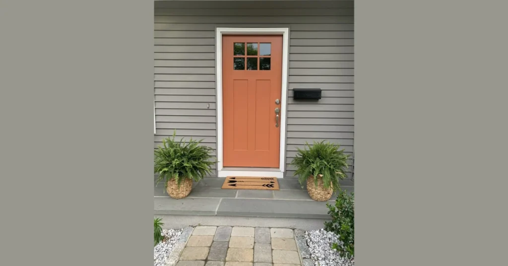 Terracotta Exterior Door Color