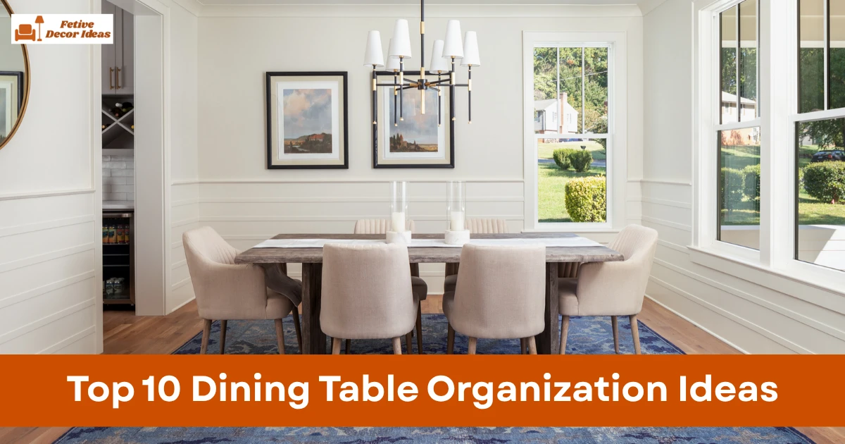 Top 10 Dining Table Organization Ideas for a Clean and Useful Everyday Setup