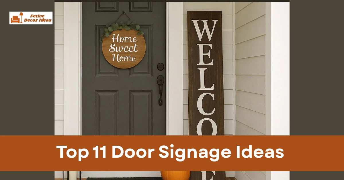 Top 11 Door Signage Ideas for Stylish and Practical Door Labels