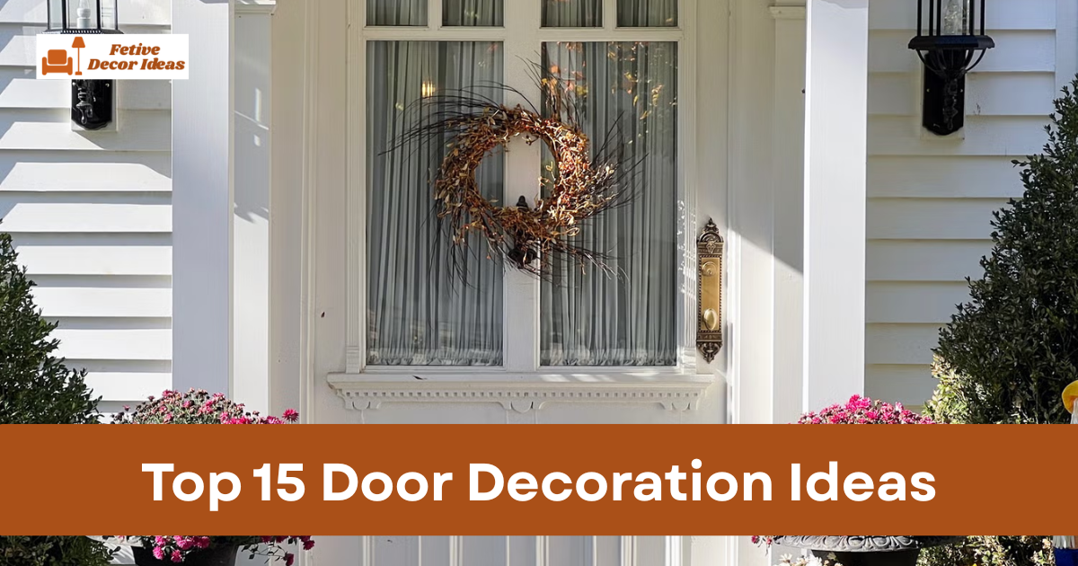 Top 15 Door Decoration Ideas for a Stylish and Welcoming Home