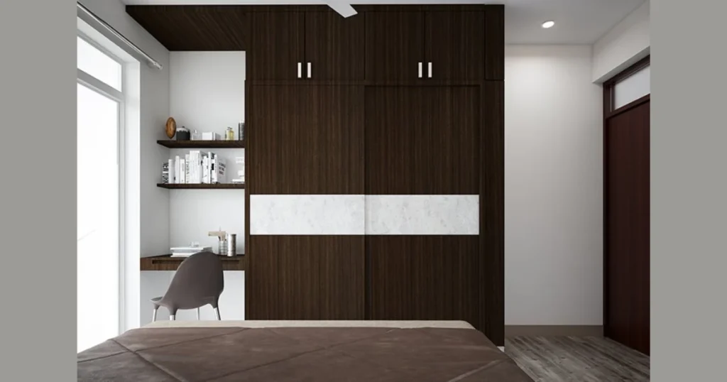 Two-Tone Wardrobe Doors for Stylish Contrast