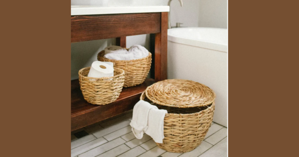 Under Sink Towel Storage Baskets