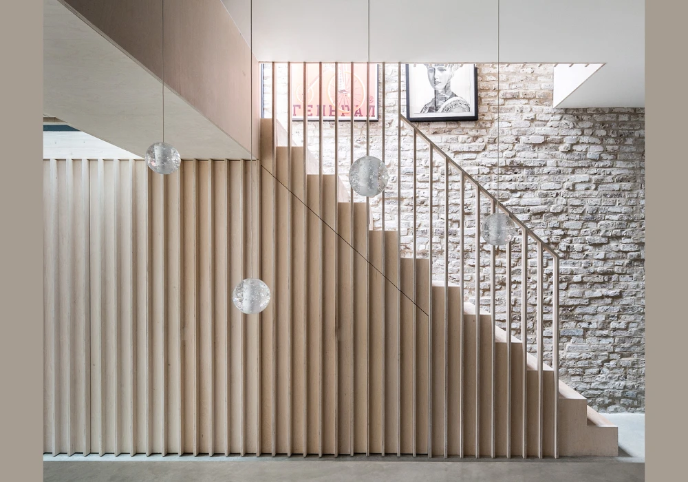 Vertical Slat Interior Railing Ideas