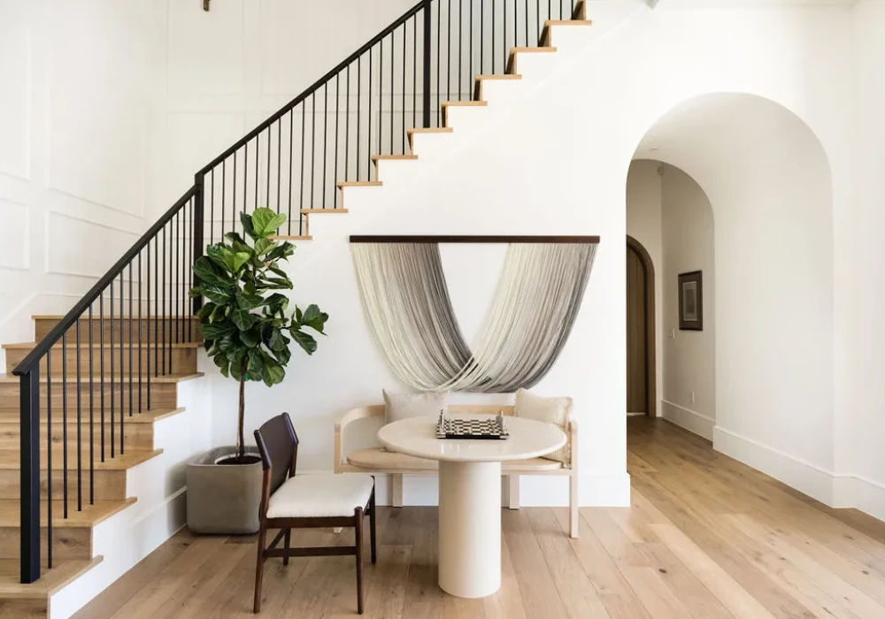 Vertical Slat Railing Ideas for Indoor Stairs