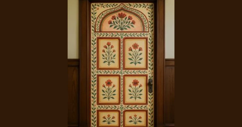 Vintage Style Painted Door