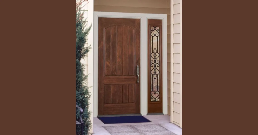 Vintage Window Frame Door Decor