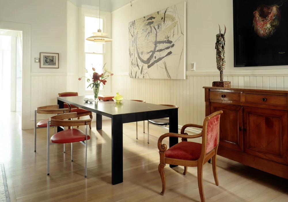 Vintage and Modern Chair Combination