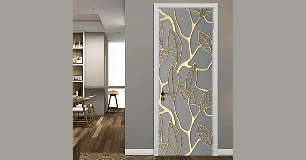 Wallpaper Door Makeover