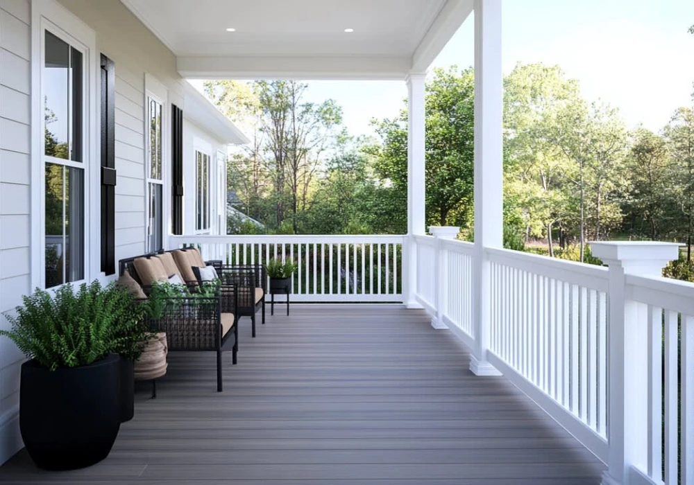 White Deck Railing Ideas for a Clean Look