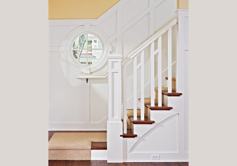 White Stair Railing Ideas for a Bright Look