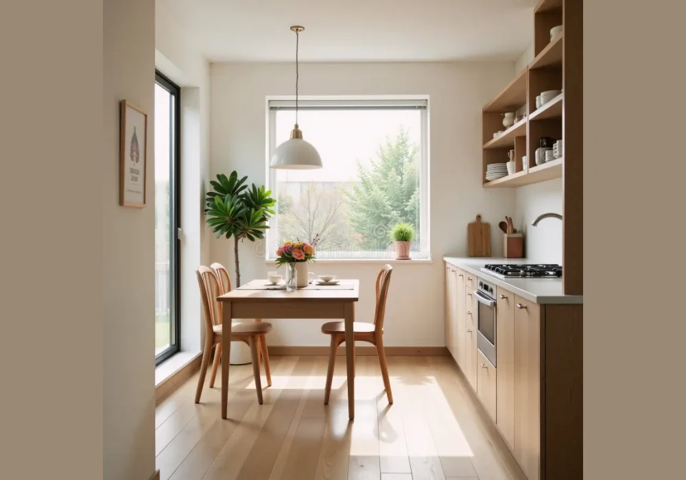 Window Side Kitchen Dining Table