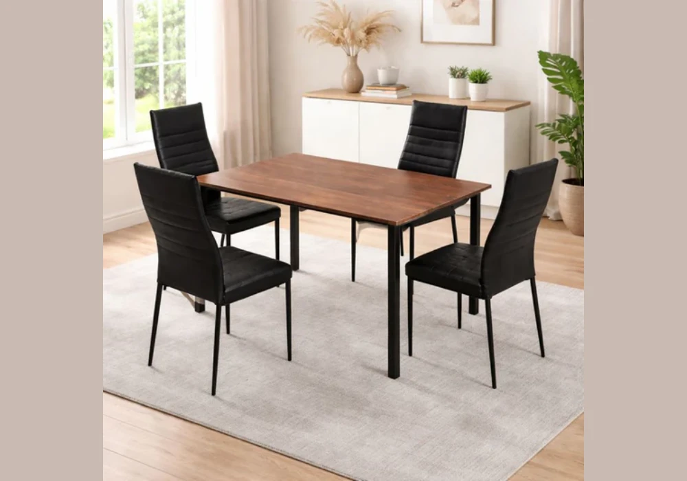 Wooden 50 Inch Dining Table for Daily Use