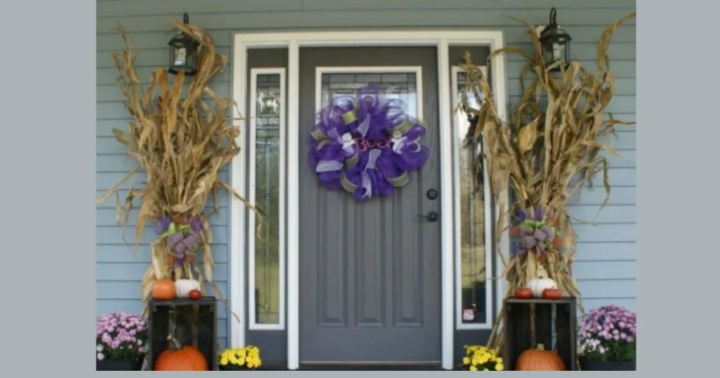 Wooden Crate Door Decor