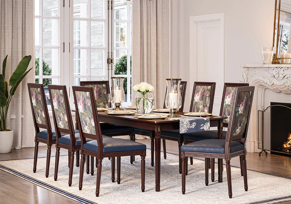 Wooden Dining Table for 8 for Everyday Warmth