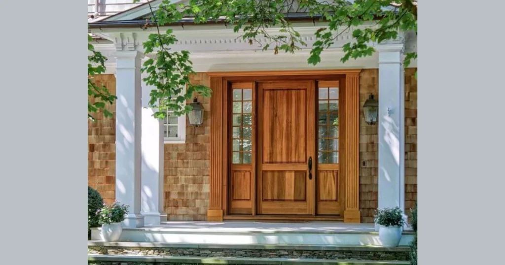 Wooden Door with Matching Wooden Windows