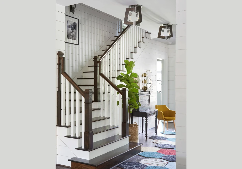 Wooden Railing Ideas for Indoor Stairs