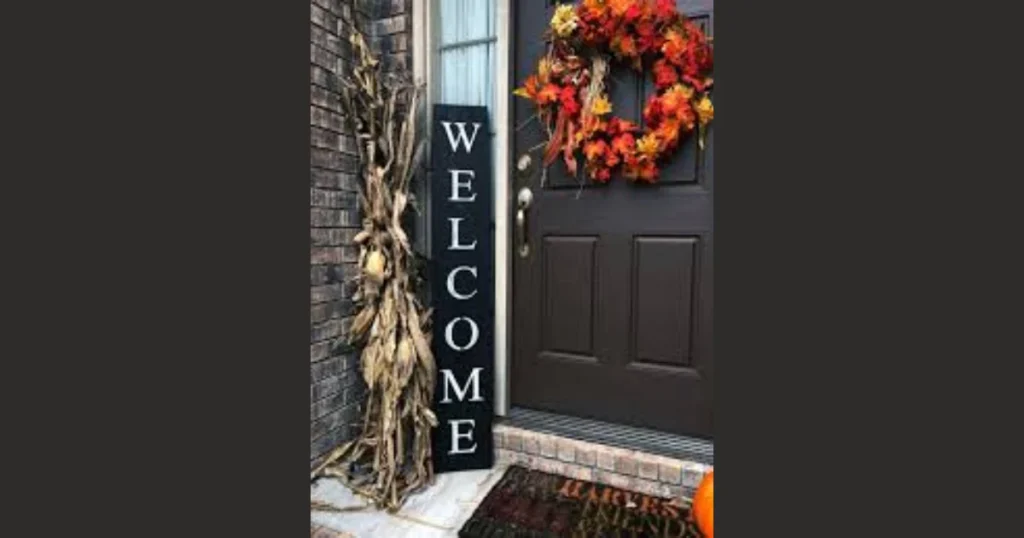 Wooden Welcome Sign Door Decor