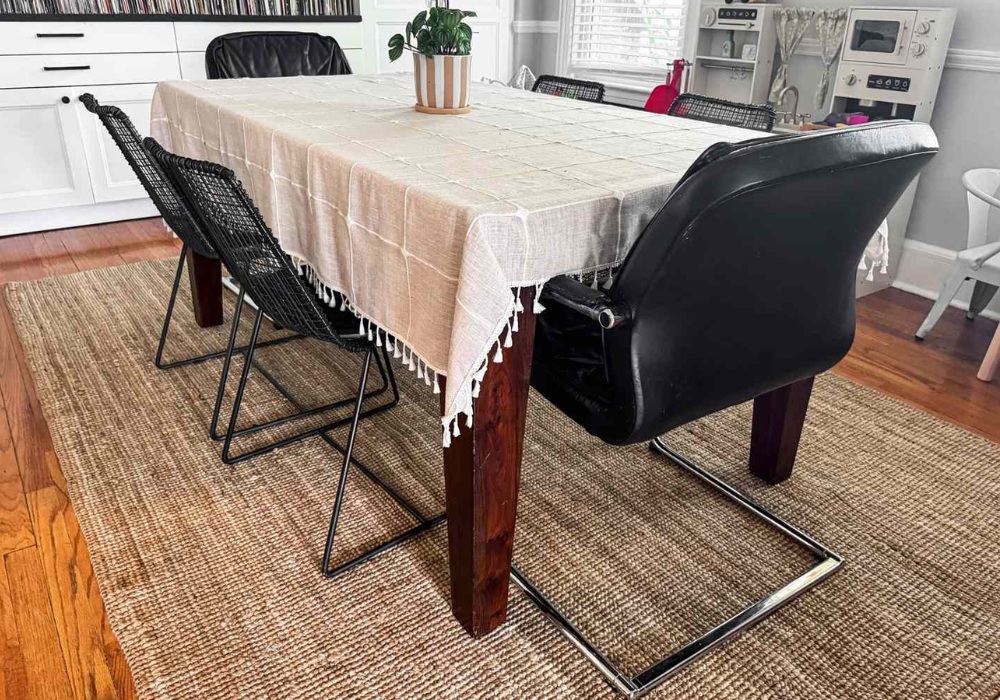 Wool Rug for Comfortable Dining Spaces