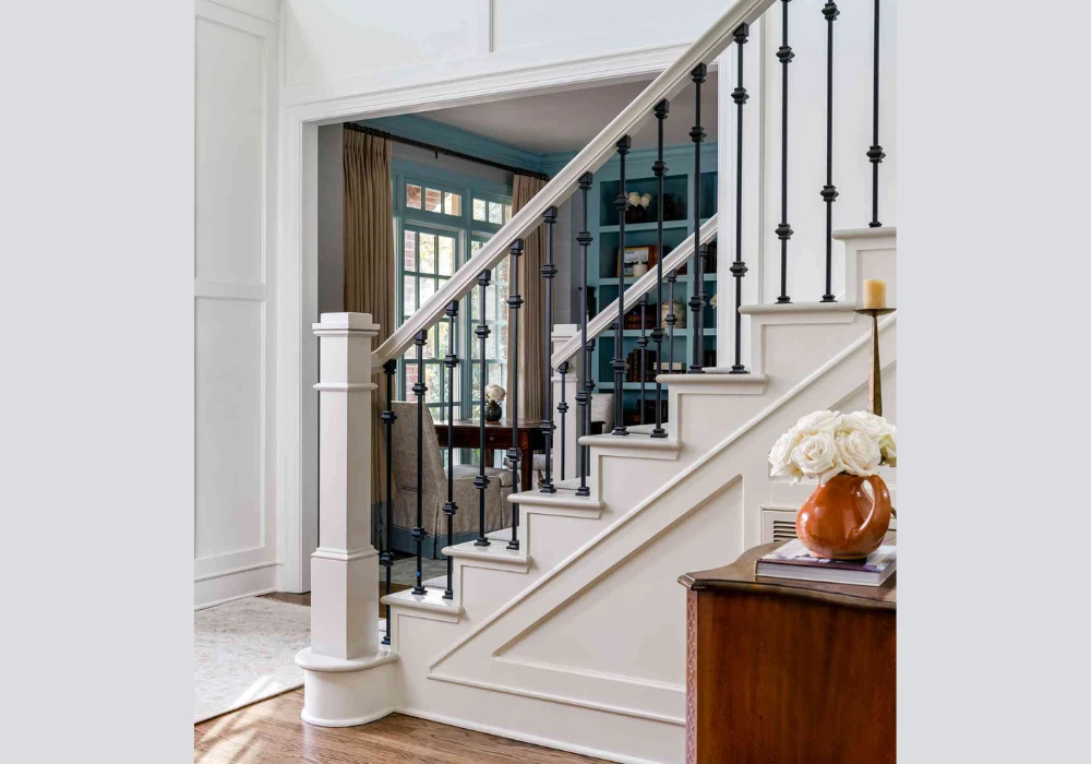 Wrought Iron Stair Railing Ideas for Classic Style