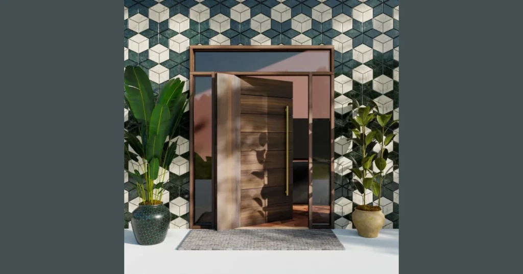 pivot front door design