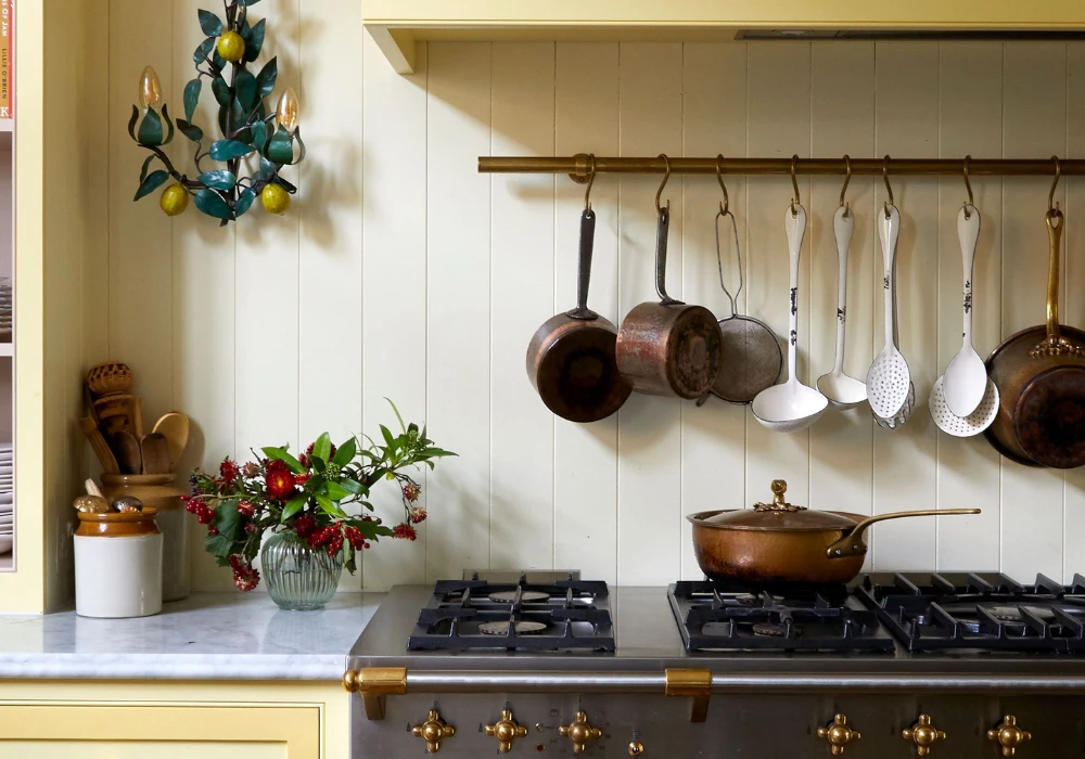 Add Hanging Storage for Pots and Utensils