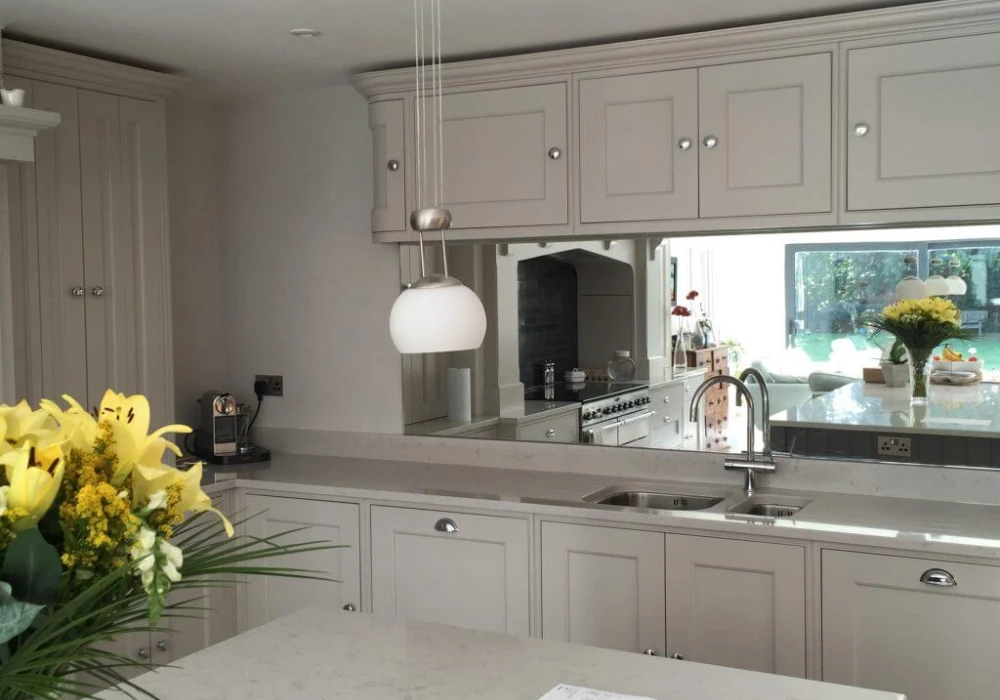 Add a Mirror to Create an Illusion of Space