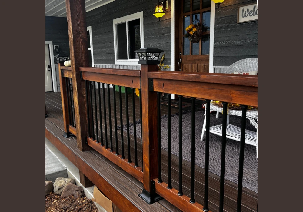 Classic Wood Railings for a Timeless Look 