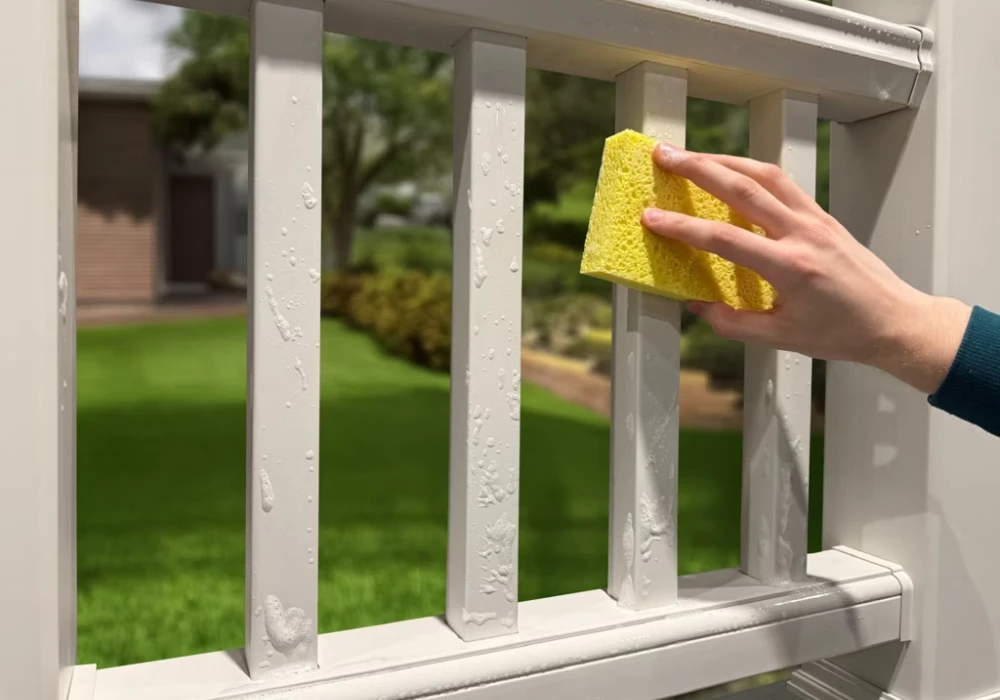 Clean Railing Surfaces Properly