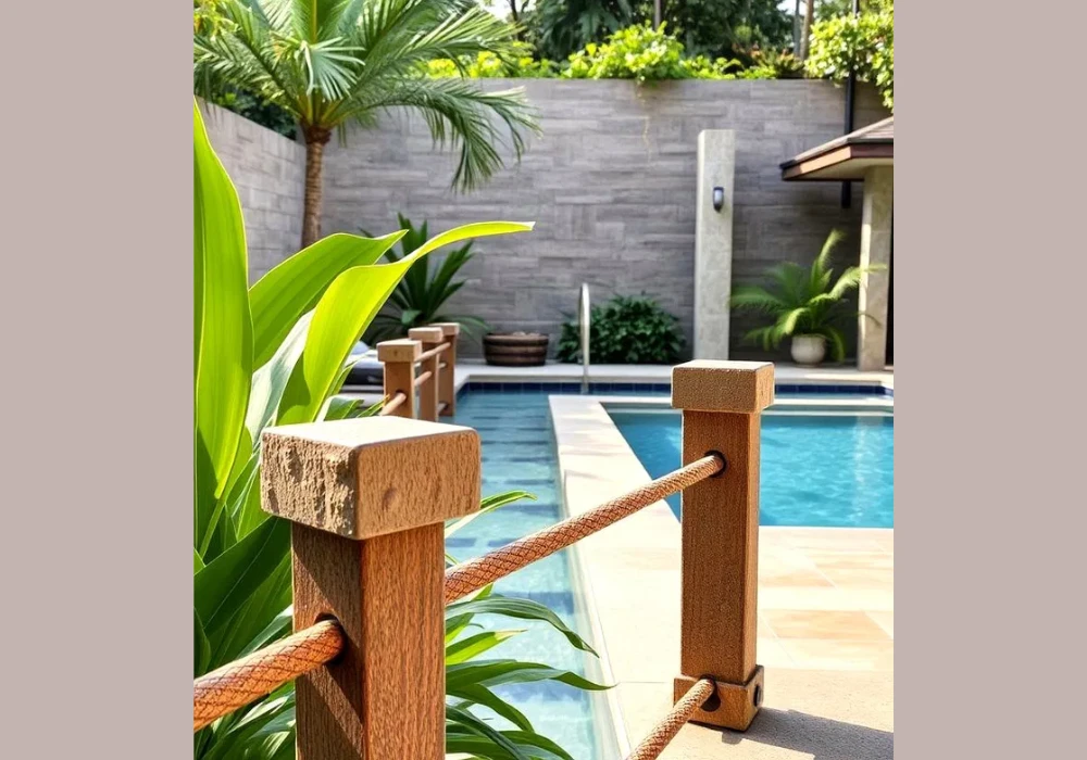 Composite Pool Railing Ideas for a Low-Maintenance, Durable Option