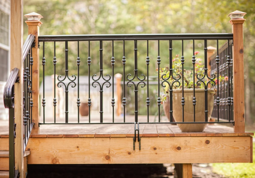 Decorative Iron Railings for a Vintage Charm