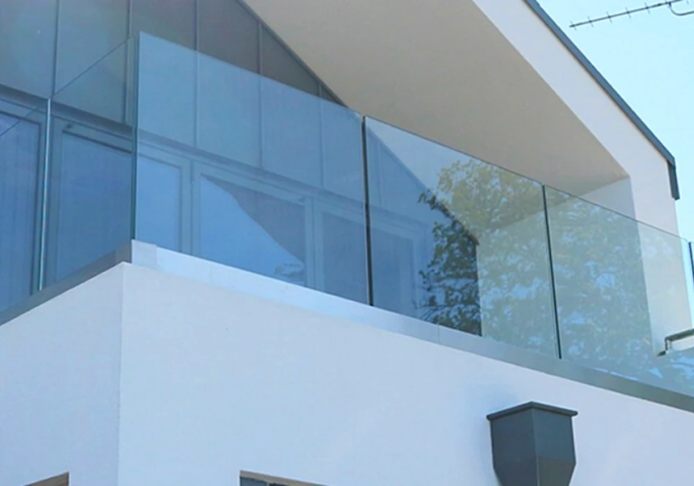 Glass Panel Railing for an Unobstructed View