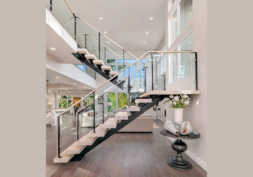 Glass Panel Railings for a Modern, Open Look
